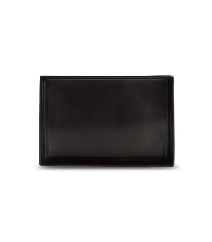 Opbergbak 15x10xH3cm Geborsteld Zwart Vanity 3 Opbergbak 15x10xH3cm Geborsteld Zwart Vanity - Afbeelding 3