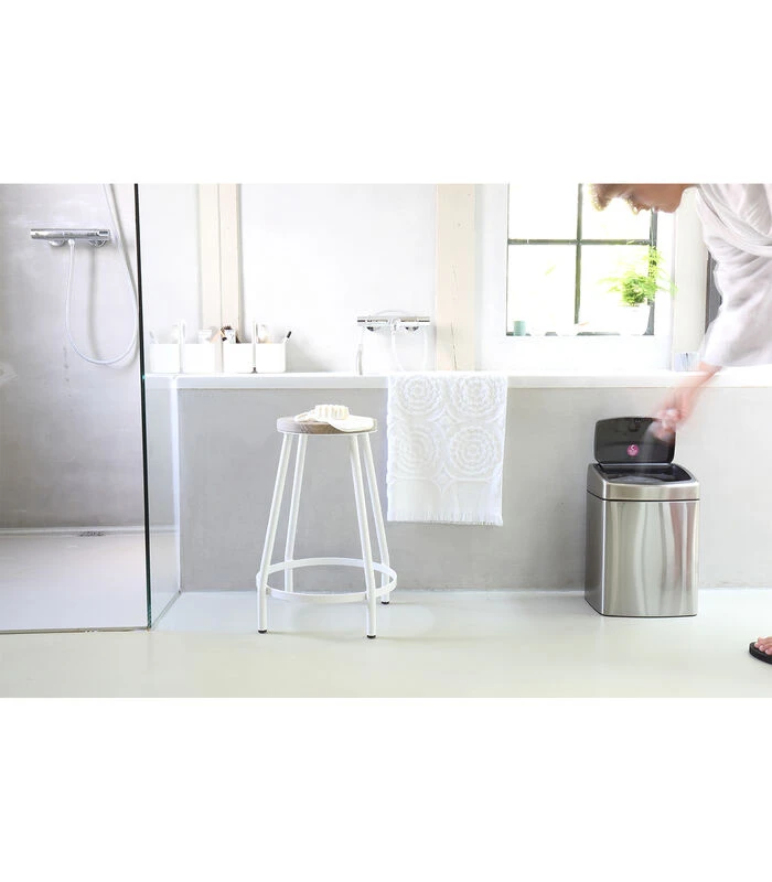 Brabantia Touch Bin Afvalemmer, 10 Liter, Rechthoekig 4 Brabantia Touch Bin Afvalemmer, 10 Liter, Rechthoekig - Afbeelding 4