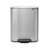 Brabantia Bo Pedaalemmer, 60 Liter - Matt Steel Fingerprint Proof