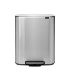 Brabantia Bo Pedaalemmer, 60 Liter - Matt Steel Fingerprint Proof