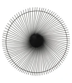 Draadmand 53xH5cm Zwart Twisted Iris -Dagelijkse Boodschappen Winkel 78baeaab45a846e5a65d11550a19a769