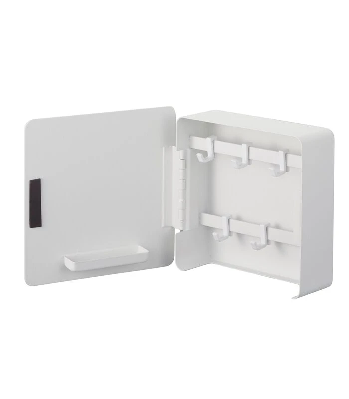 Yamazaki Magnetic Key Box - Tower - White 2 Yamazaki Magnetic Key Box - Tower - White - Afbeelding 2