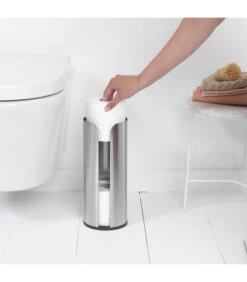 Brabantia ReNew Reserverolhouder Voor 3 Rollen - Matt Steel 5 Brabantia ReNew Reserverolhouder Voor 3 Rollen - Matt Steel -Dagelijkse Boodschappen Winkel 7979b8c17f5243f3baf3664d943628e5