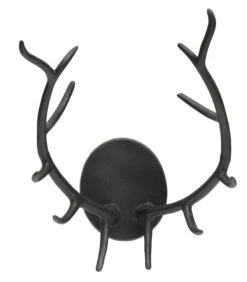 BePureHome Antler Gewei - Metaal - Zwart - 50x34x32