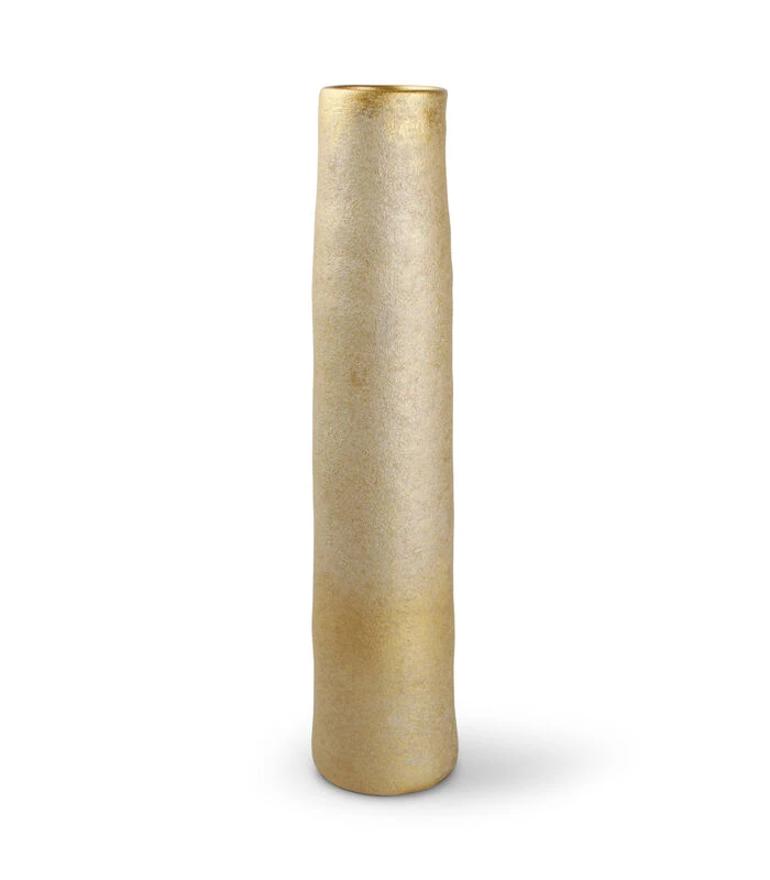 Vaas 11,5xH50cm Gold Cone 1 Vaas 11,5xH50cm Gold Cone