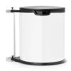 Brabantia Inbouwemmer Built-In Bin, 15 Liter - White