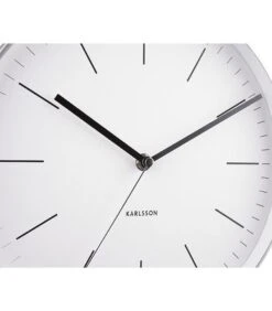 Karlsson Wandklok Minimal - Wit, Nikkel Behuizing - Ø27,5cm 9 Karlsson Wandklok Minimal - Wit, Nikkel Behuizing - Ø27,5cm -Dagelijkse Boodschappen Winkel 7e556774ea6f41889b48dd9628920969