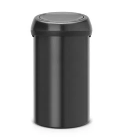 Brabantia Touch Bin Afvalemmer, 60 Liter - Matt Black