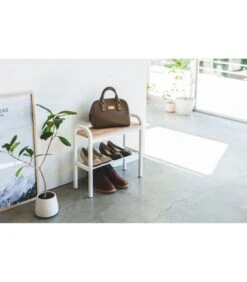 Yamazaki Shoe Rack With Wooden Board - Tower - White 7 Yamazaki Shoe Rack With Wooden Board - Tower - White -Dagelijkse Boodschappen Winkel 7f06f3a75f1d45ac9ded7b20324025c4