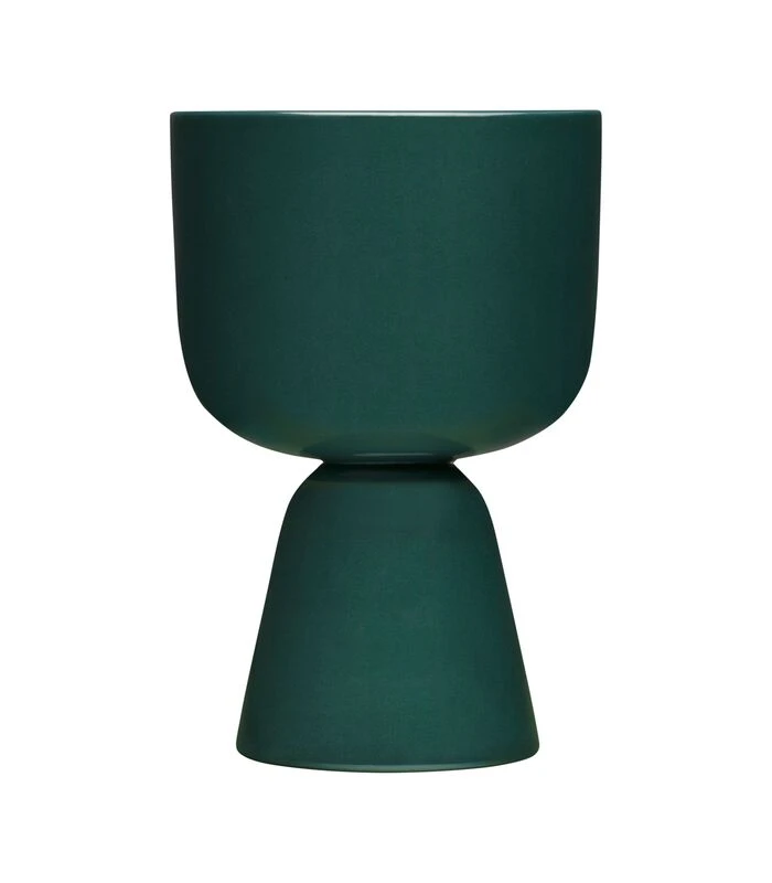Iittala Nappula Bloempot 230x155mm Donkergroen 1 Iittala Nappula Bloempot 230x155mm Donkergroen