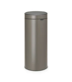 Brabantia Touch Bin New Afvalemmer, 30 Liter, Platinum