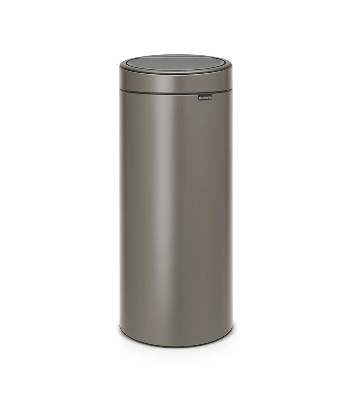 Brabantia Touch Bin New Afvalemmer, 30 Liter, Platinum 1 Brabantia Touch Bin New Afvalemmer, 30 Liter, Platinum