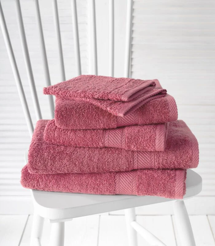 6-delige Handdoekenset Hélène Carmine 2 6-delige Handdoekenset Hélène Carmine - Afbeelding 2