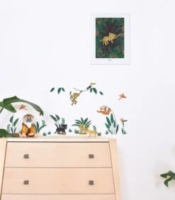 Muursticker Kinderkamer - Jungle Dieren -Dagelijkse Boodschappen Winkel 8433cac222dd406b840a4d193ad1cdfb