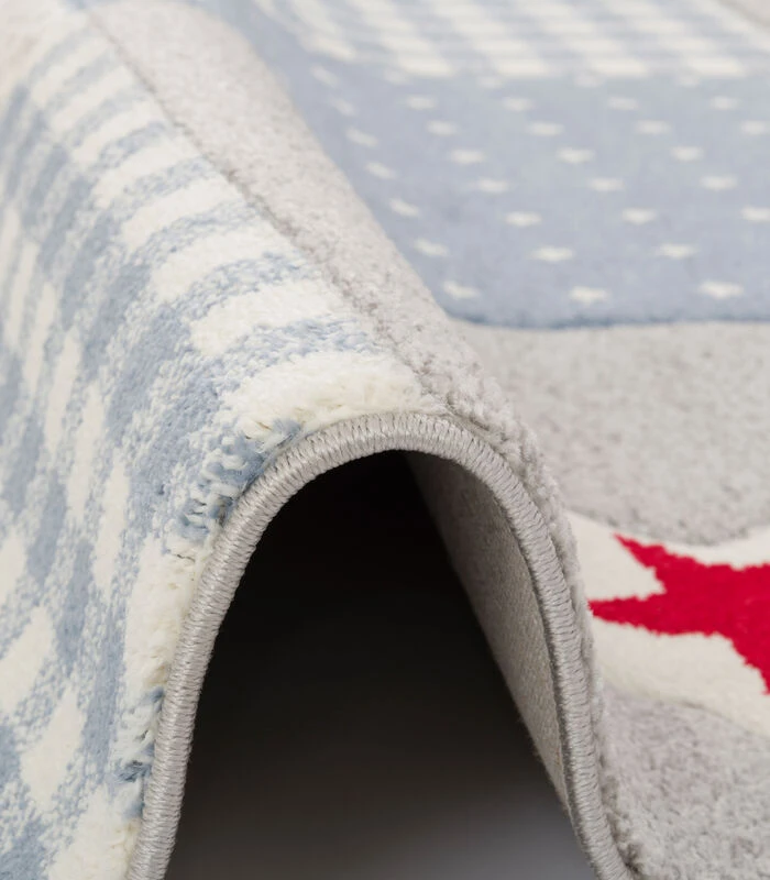 Vloerkleed Kinderen Maui Kids Plaid Sterren 3 Vloerkleed Kinderen Maui Kids Plaid Sterren - Afbeelding 3