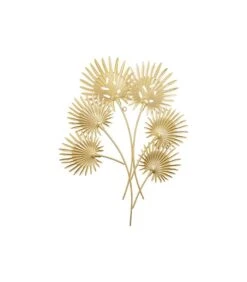 PRESENT TIME Muurkunst Fantasy Leaves - Metaal - 46x62x2cm