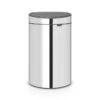 Brabantia Touch Bin New Afvalemmer, 40 Liter, Brilliant Steel