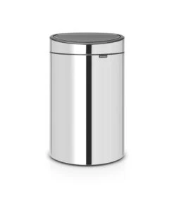 Brabantia Touch Bin New Afvalemmer, 40 Liter, Brilliant Steel