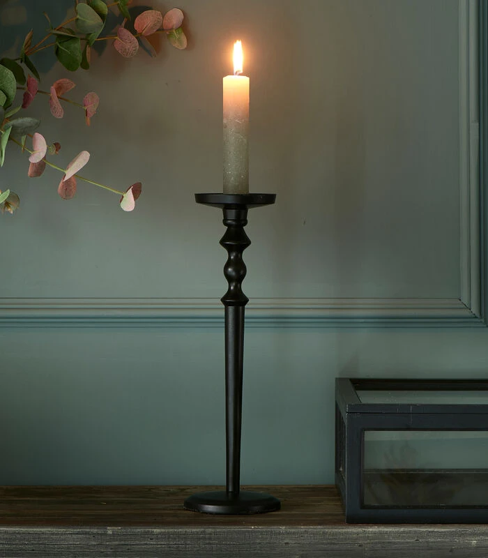 Kandelaar Zwart - RM Warrington Tower Candle Holder 2 Kandelaar Zwart - RM Warrington Tower Candle Holder - Afbeelding 2