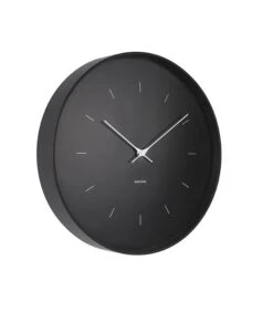 Karlsson Wandklok Butterfly Hands - Zwart - Large - Ø37,5cm -Dagelijkse Boodschappen Winkel 89730daa78cc4f01a9e50ee2931efa96