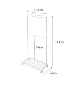 Yamazaki Storage Rack With Caster - Tower - White -Dagelijkse Boodschappen Winkel 8af13a49350f46558731269097df2edf