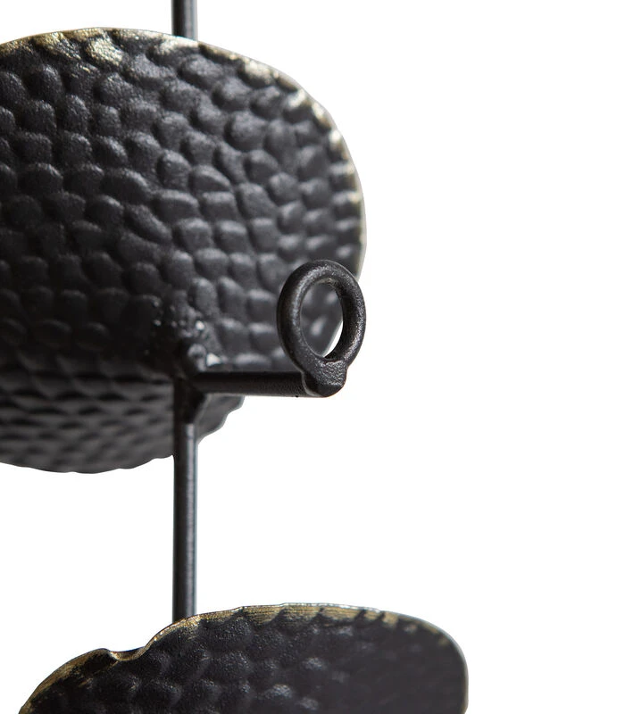 BePureHome Eucalyptus Wanddeco - Metaal - Zwart - 91x37x9 2 BePureHome Eucalyptus Wanddeco - Metaal - Zwart - 91x37x9 - Afbeelding 2