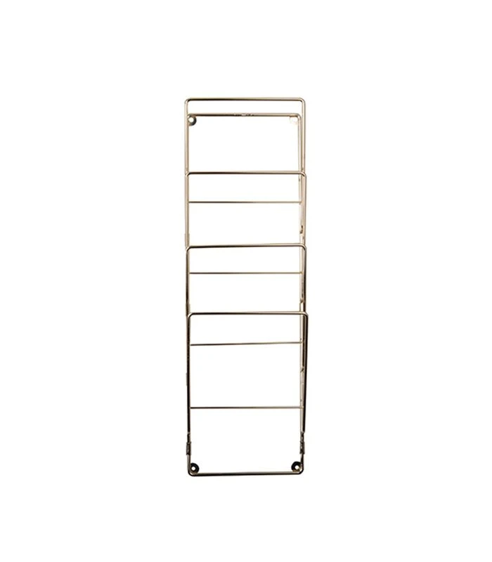 PRESENT TIME Tijdschriftenrek Wire - Staal Verguld - 60x19cm 2 PRESENT TIME Tijdschriftenrek Wire - Staal Verguld - 60x19cm - Afbeelding 2