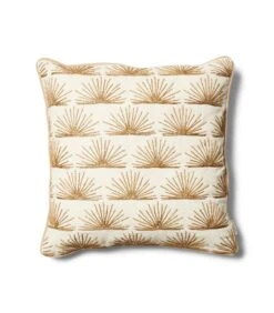 Kussenhoes, Kussensloop 50x50, Zonsopgang, Kralen - Nerissa - Wit