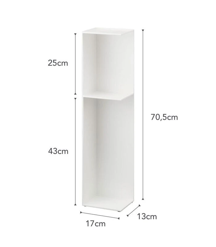 Yamazaki Slim Toilet Rack - Tower - White 5 Yamazaki Slim Toilet Rack - Tower - White - Afbeelding 5