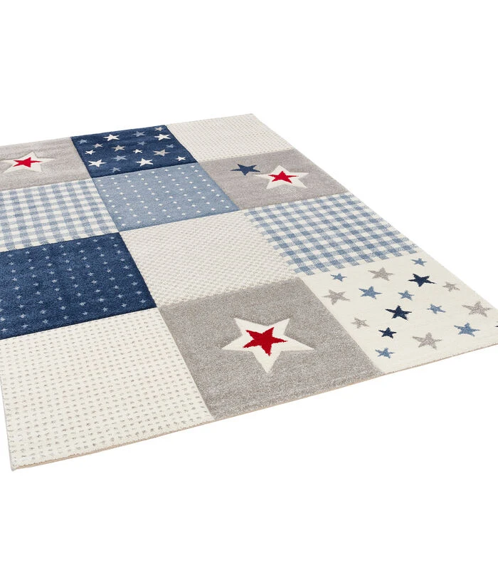 Vloerkleed Kinderen Maui Kids Plaid Sterren 5 Vloerkleed Kinderen Maui Kids Plaid Sterren - Afbeelding 5