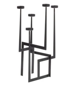 Dash Kandelaar - Metaal - Zwart - 51x30x30 -Dagelijkse Boodschappen Winkel 8daa352aa85b4551a07dc64b3f38320b