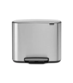Brabantia Bo Pedaalemmer, 11 + 23 L -Matt Steel Fingerprint Proof
