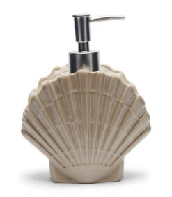 Zeeppompje, Zeepdispenser Schelp - Beach Shell - 450 ML