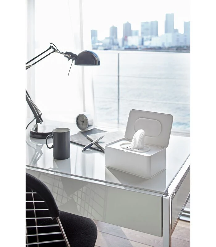 Yamazaki Wet Tissue Case - Smart - White 4 Yamazaki Wet Tissue Case - Smart - White - Afbeelding 4
