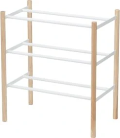 Yamazaki Expand. Shoe Rack - Plain - White