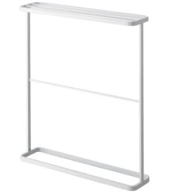 Yamazaki Bath Towel Hanger - Tower - White