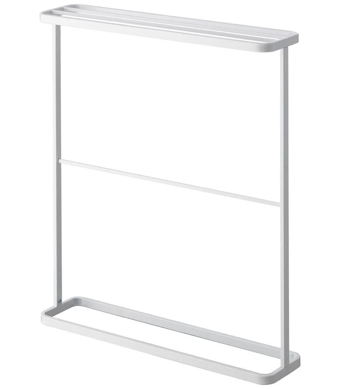 Yamazaki Bath Towel Hanger - Tower - White 1 Yamazaki Bath Towel Hanger - Tower - White