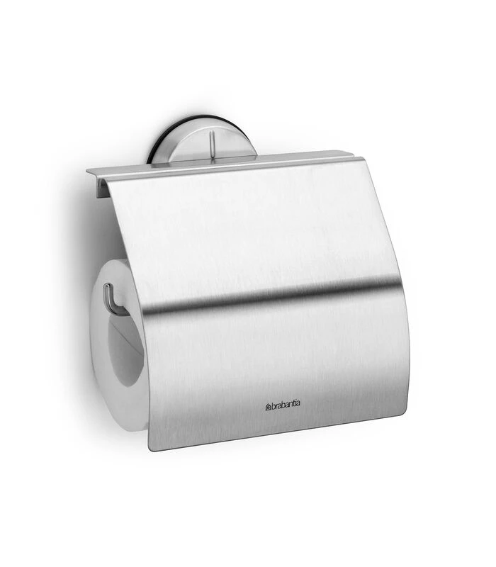 Brabantia Toiletrolhouder Met Klep, Profile - Matt Steel 2 Brabantia Toiletrolhouder Met Klep, Profile - Matt Steel - Afbeelding 2
