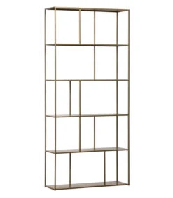 BePureHome Valued Vakkenkast - Metaal - Antique Brass - 196x90x30 -Dagelijkse Boodschappen Winkel 91d6612fb05249d6b631114d9047fb69