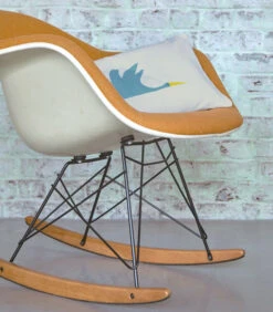 CIGOGNE Bleu Canard - Kussen Katoen -Dagelijkse Boodschappen Winkel 92339882b7df43b2a5f54b6158e69110