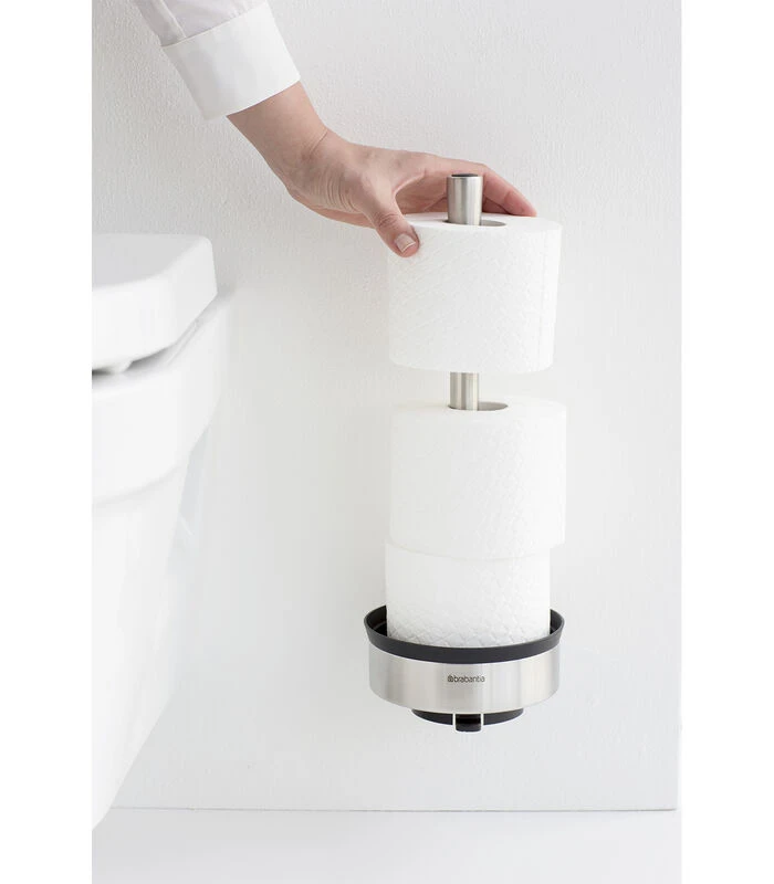 Brabantia Toiletroldispenser, Profile - Matt Steel 4 Brabantia Toiletroldispenser, Profile - Matt Steel - Afbeelding 4