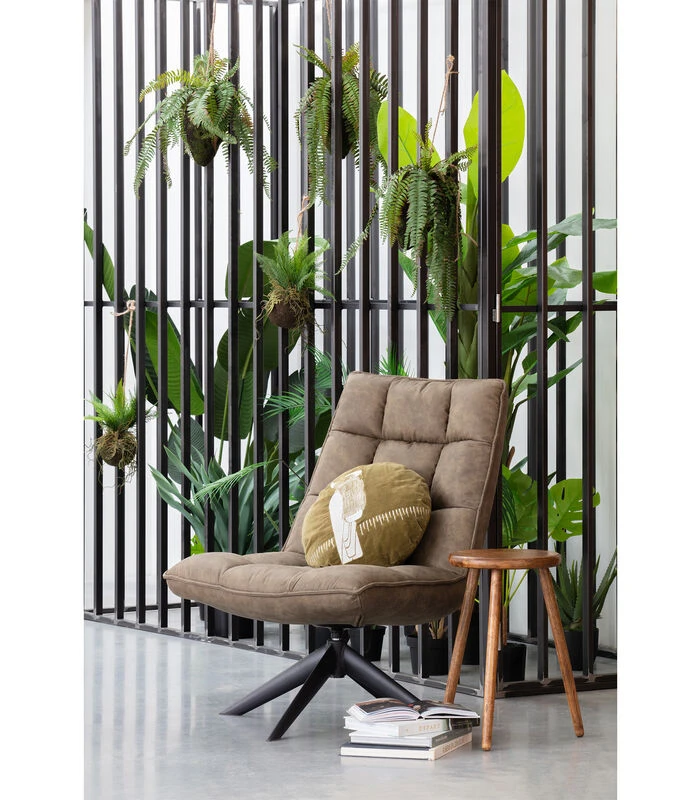 WOOOD Varen Hangende Kunstplant - Groen - 30x58x30 2 WOOOD Varen Hangende Kunstplant - Groen - 30x58x30 - Afbeelding 2