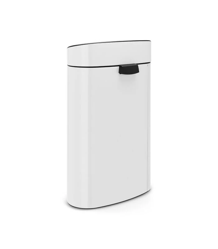 Brabantia Touch Bin New, 40L, Kunststof Binnenemmer - White 2 Brabantia Touch Bin New, 40L, Kunststof Binnenemmer - White - Afbeelding 2