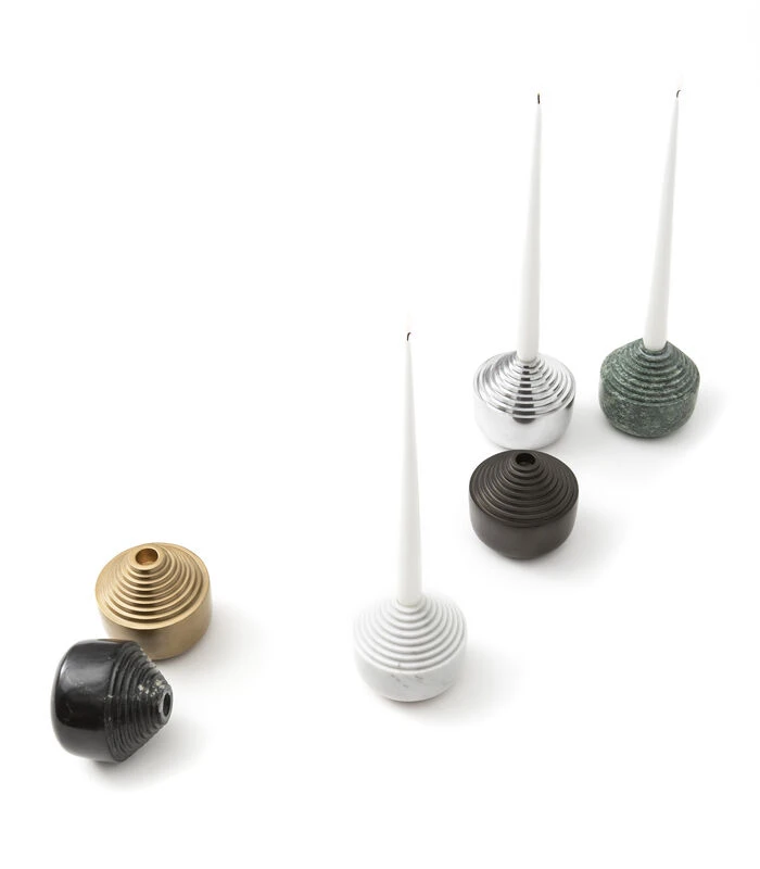 LAPS Kaarsenhouder Goud 3 LAPS Kaarsenhouder Goud - Afbeelding 3