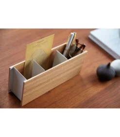 Yamazaki Pen & Remote Rack - Rin - Natural -Dagelijkse Boodschappen Winkel 970440f6a6e94712902f242889dc22a4