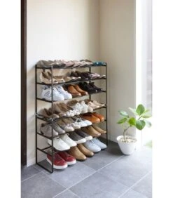 Yamazaki Frame Extendable Shoe Rack 3 Tire - Black -Dagelijkse Boodschappen Winkel 975b1711daa94002bc31c53a2f60f570