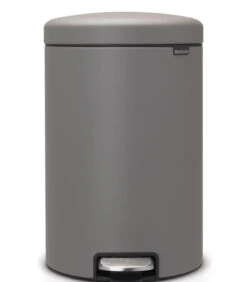 Brabantia NewIcon Prullenbak - 20 L - Mineral Concrete Grey