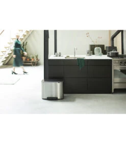 Brabantia Bo Pedaalemmer, 11 + 23 L -Matt Steel Fingerprint Proof -Dagelijkse Boodschappen Winkel 98febe48ea7142bdb58975495ddcab5d