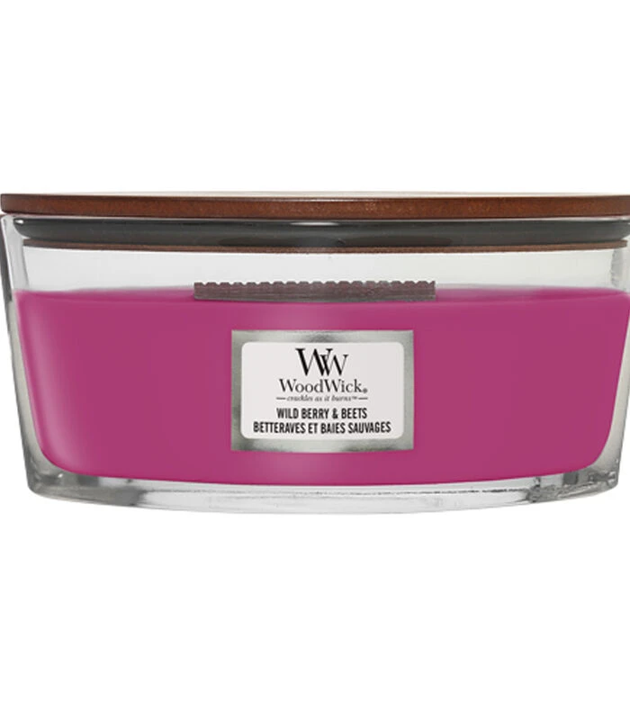 WoodWick Kaars Wild Berry & Beets Ellipse 1 WoodWick Kaars Wild Berry & Beets Ellipse