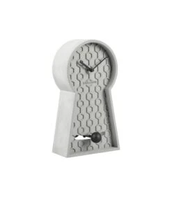 Karlsson Tafelklok Pendulum - Grijs - 25x14x25cm -Dagelijkse Boodschappen Winkel 9e2672fe43de4e85bdc9836823d047b0